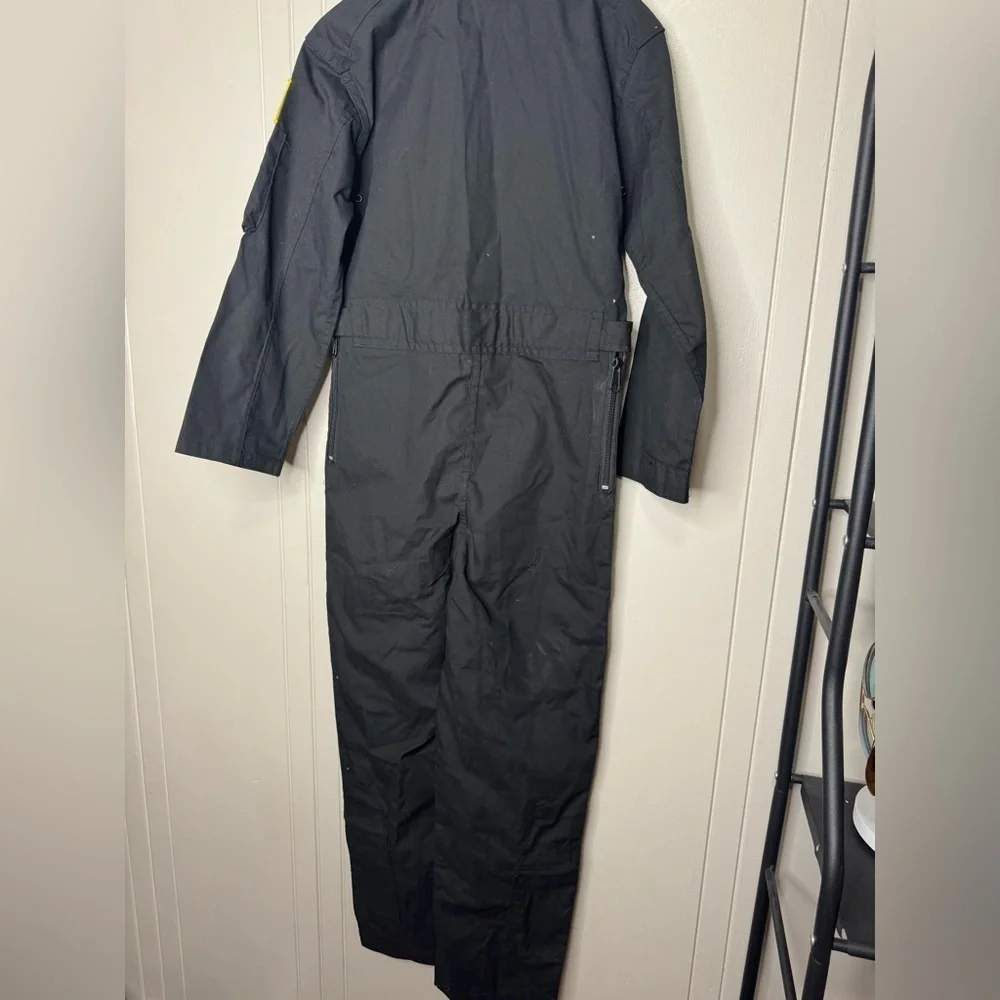 Rothco Black Flight Suit with Patches